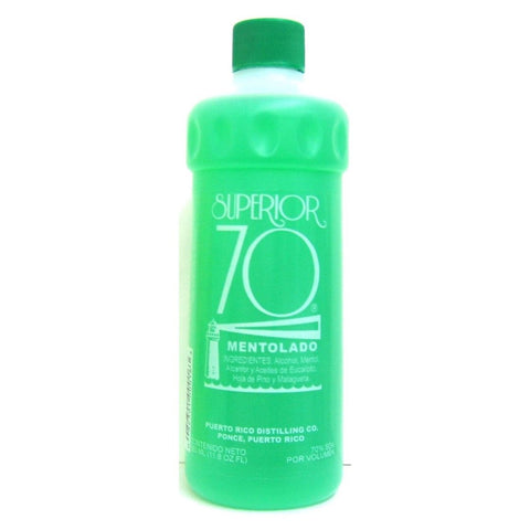 Alcoholado Superior 70 con Mentol